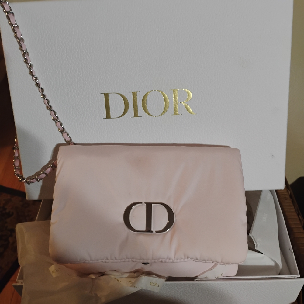 Dior Blush Pink Crossbody Bag and Dior Large Box